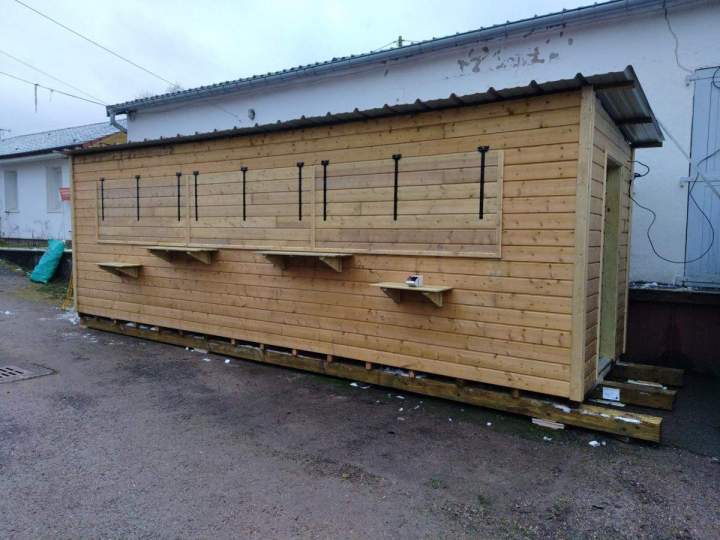 Accessoires en bois en autoclave Lusse