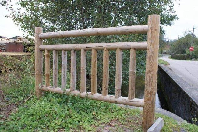 Fabricant de bordures en rondins Lusse