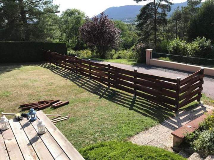 Accessoires en bois en autoclave Lusse