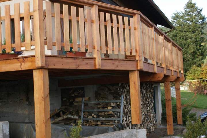 Accessoires en bois en autoclave Lusse