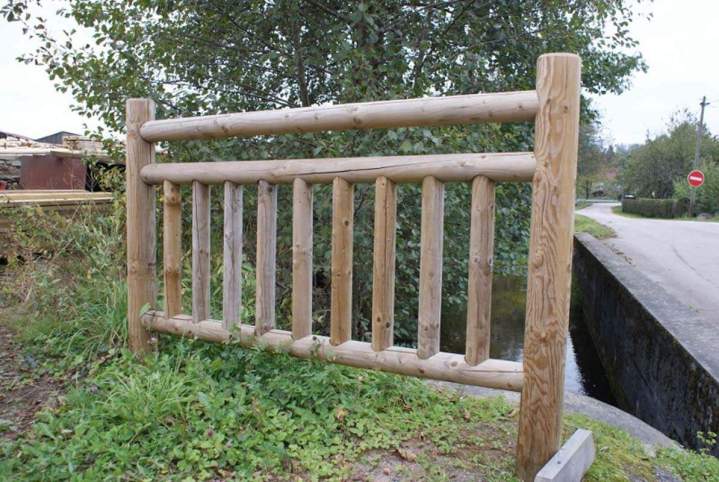 Accessoires en bois en autoclave Lusse