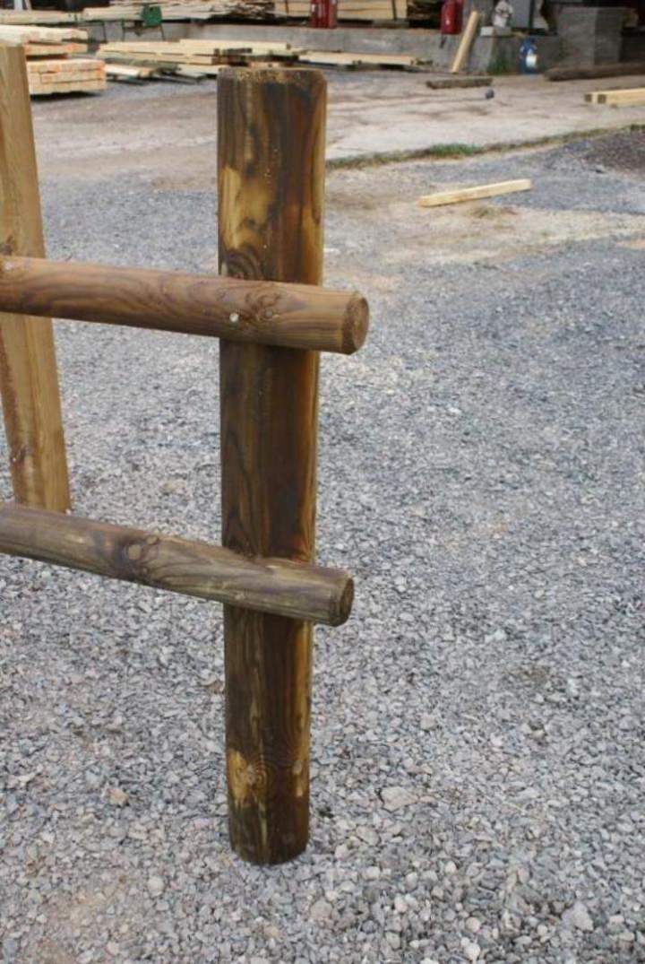 Fabricant de bordures en rondins Lusse