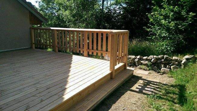 Accessoires en bois en autoclave Lusse