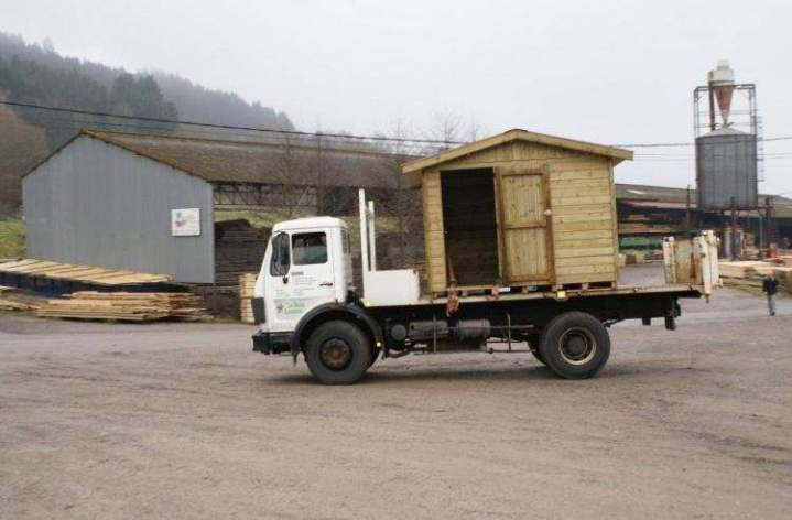 Accessoires en bois en autoclave Lusse