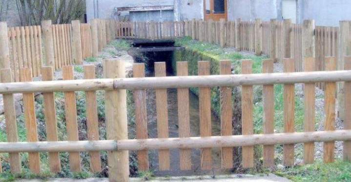 Accessoires en bois en autoclave Lusse