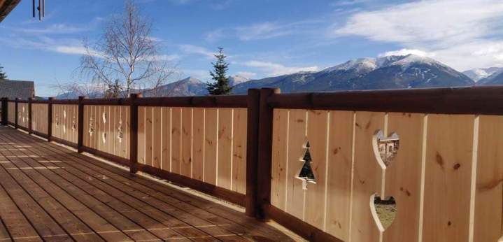 Accessoires en bois en autoclave Lusse